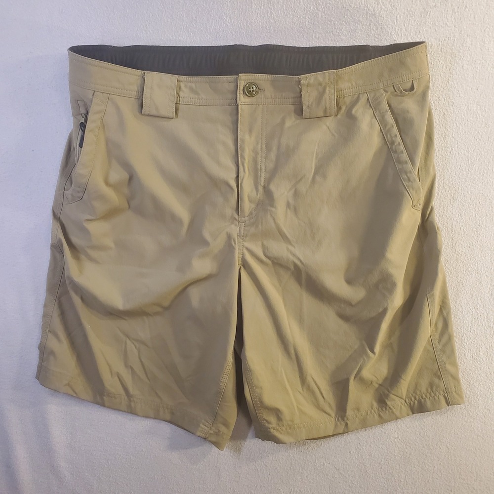 C.C. FILSON Men's Outdoorsman Shorts Grey Khaki Size 36 Hiking Gorpcore